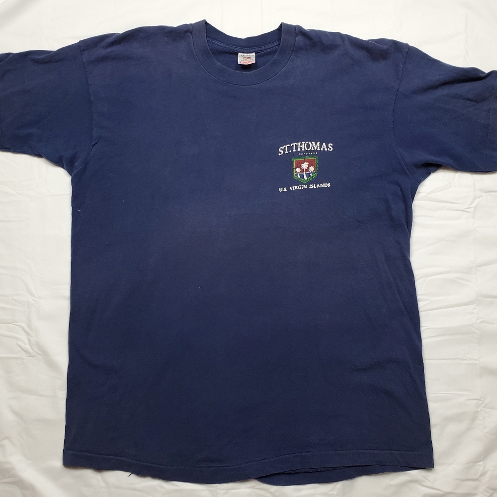 Vintage XXL St Thomas Fruit of the Loom Shirt